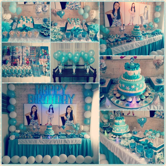 Frozen theme birthday party