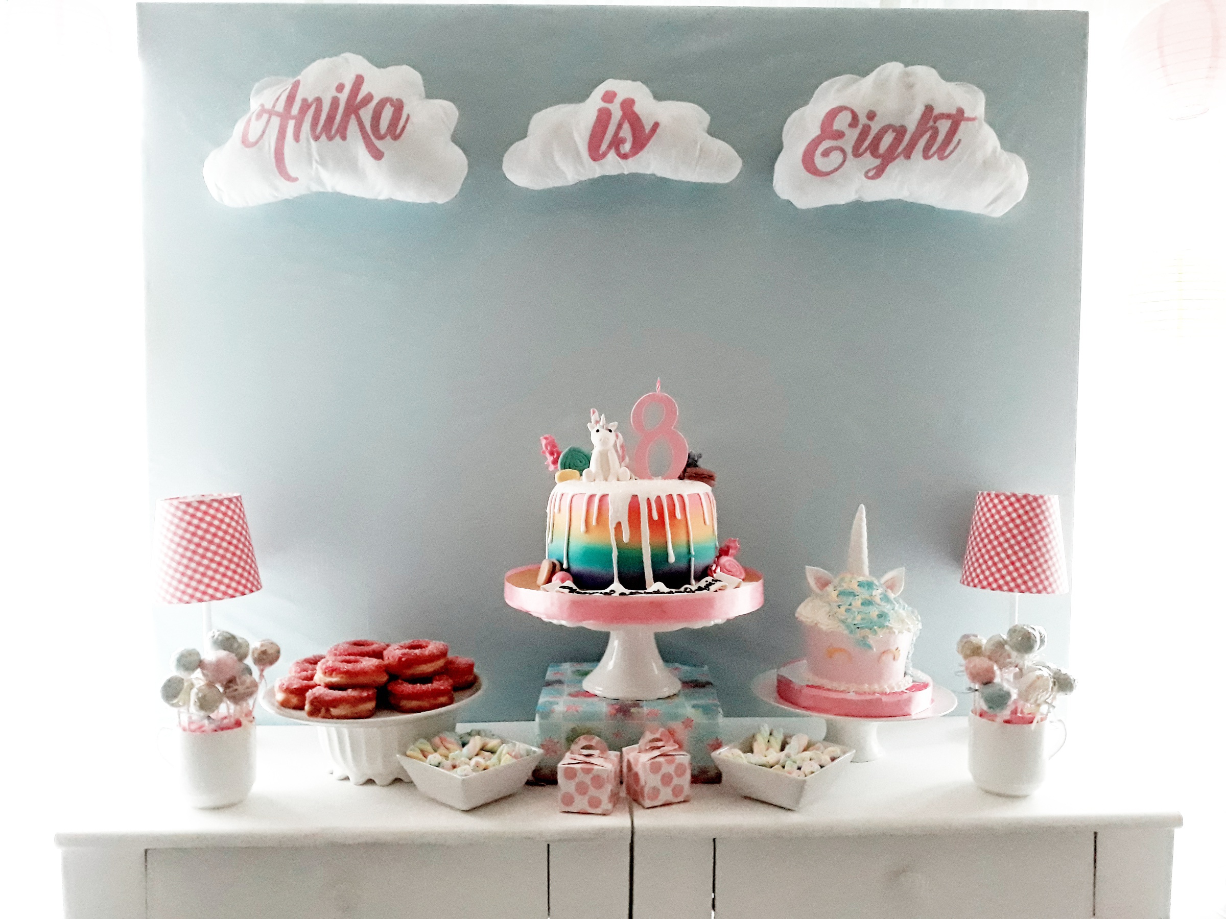 unicorn sweets corner, unicorn birthday party theme, unicorn birthday cake, unicorn birthday ideas